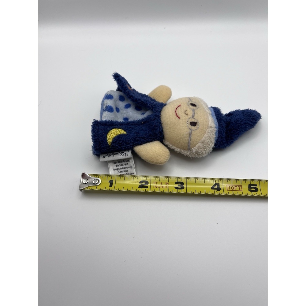 Sterntaler Wizard Finger Puppet Blue Moon & Stars Plush Storytelling Toy Germany - Picture 9 of 10